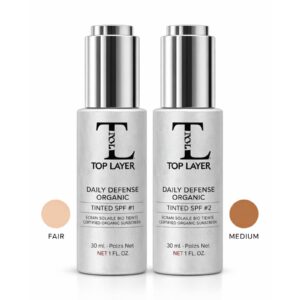 Daily Defense Organic Tinted SPF #1 & #2